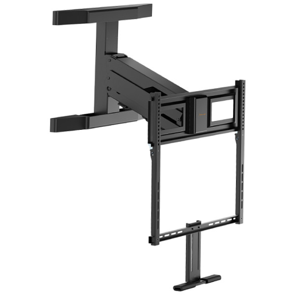 TV muurbeugel voor 43-86 inch - Full motion en gasveer - 10 tot 45kg - Zwart