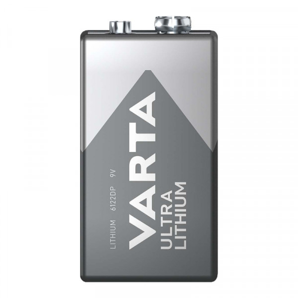 VARTA 9V Blokbatterij - Lithium - 1200 mAh - Voor o.a. rookmelders