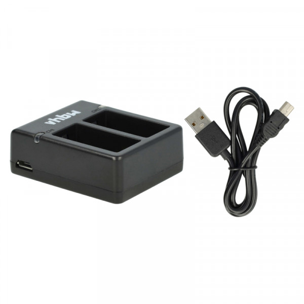 Tweevoudige Accu oplader voor GoPro Hero 3 Accu's - Zwart