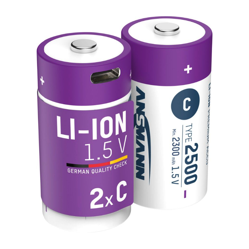 Ansmann Oplaadbare batterij Type C 2500mAh