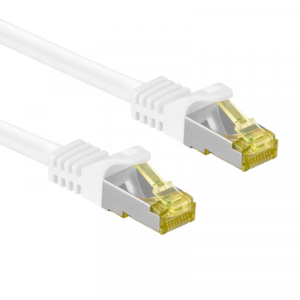 S/FTP CAT7 10 Gigabit Netwerkkabel - CU - 3 meter - Wit