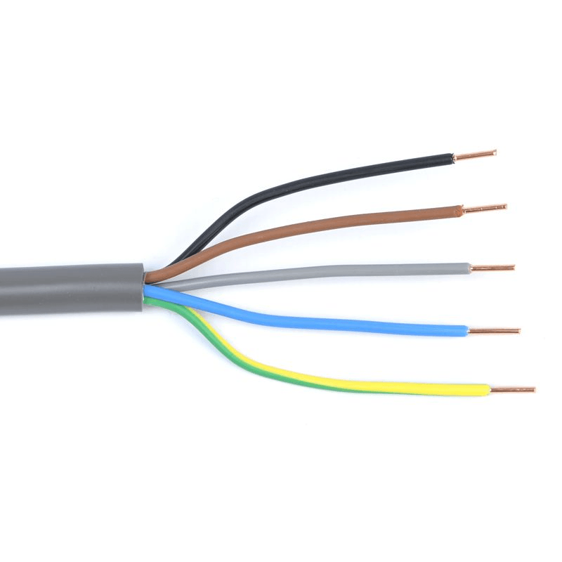 Voikabel YMVK 5x 2,5 mm2 installatiekabel 500m edc84486419d529a4aef73b3e6bce0cb