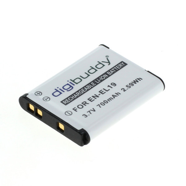 Accu voor Nikon en Sony - Diverse modellen - 3,7V - 700mAh - Wit