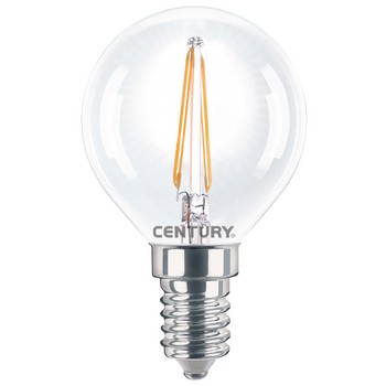 Century INH1G-041427 Filament Incanto Led Lamp Globe 4w E14 2700k 395 Lumen