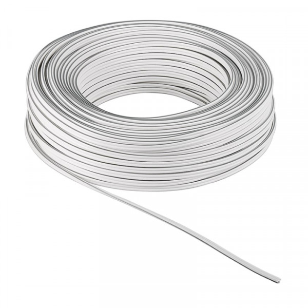 Luidsprekerkabel OFC 2 x 1,5mm2 - Wit - 10 meter