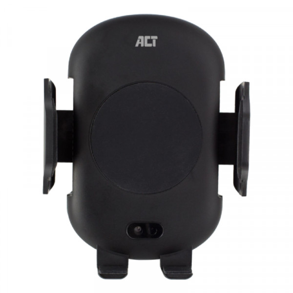 ACT Autohouder voor Smartphones - Qi Draadloze Snellader - 6W - Zwart