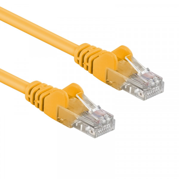 UTP CAT6A 10 Gigabit Netwerkkabel - CU - 5 meter - Geel