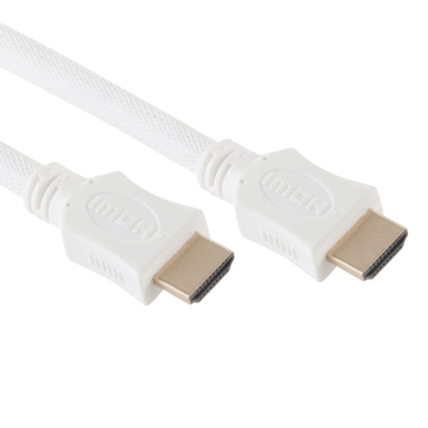 HDMI 2.0 Kabel - 4K 60Hz - Nylon Sleeve - 7,5 meter - Wit