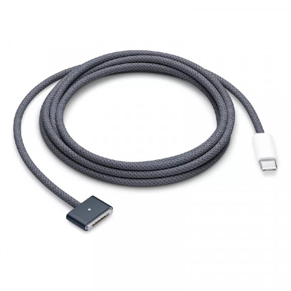 Originele Apple USB-C naar MagSafe 3 Kabel - 60W - Nylon sleeve - 2 meter - Bulk - Midnight