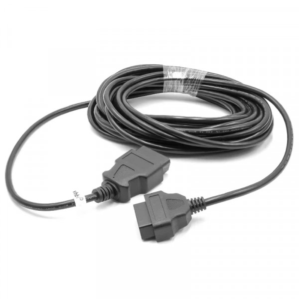OBD2 Verlengkabel - Geschikt voor OBD II - 16-pins - 10 meter - Zwart