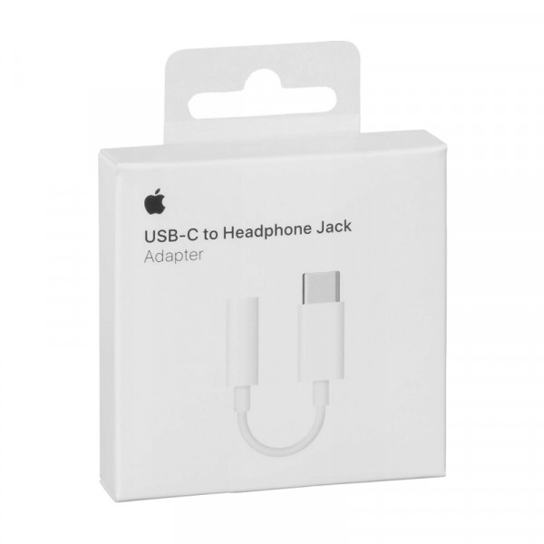 Originele Apple USB-C naar 3,5mm Jack adapter Wit - MU7E2ZM/A - Shop