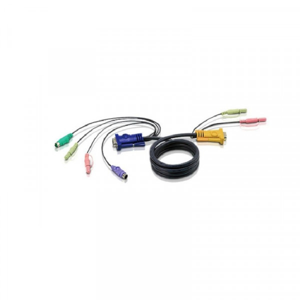 KVM 2L-5302P Kabel VGA PS/2 Audio 1.8m