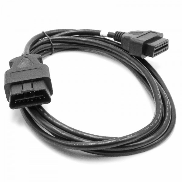 OBD2 Verlengkabel - Geschikt voor OBD II - 16-pins - 3 meter - Zwart