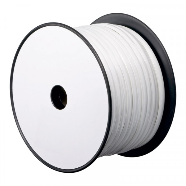 6-aderige Telefoonkabel - Plat - CCA - EIA/TIA-568 - 100 meter - Wit