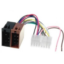 ISO kabel voor Alpine autoradio - 32,5x7,5mm - 16-pins - 0,15 meter