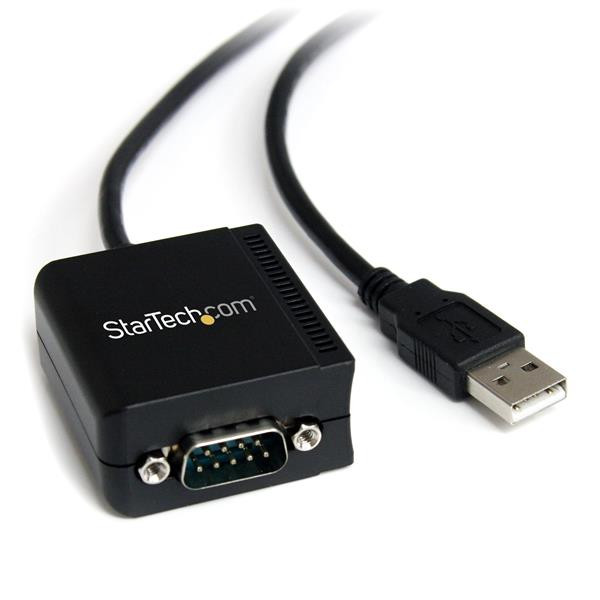 StarTech 1-poort FTDI USB naar RS232 Seriële Adapter Verloopkabel met COM-behoud