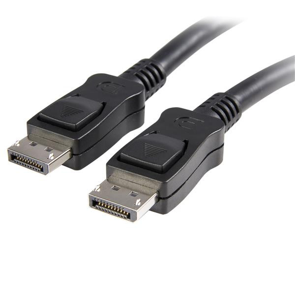 StarTech 3m DisplayPort 1.2 kabel met vergrendeling M/M - DP 4k kabel - zwart