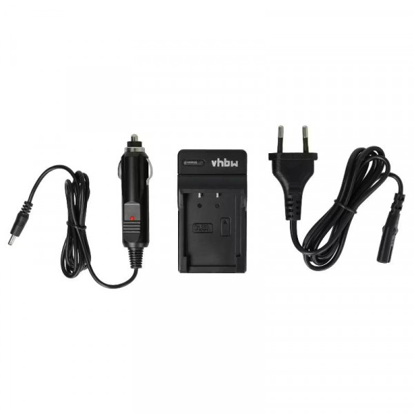 Accu oplader voor Casio BC-11L - Met 12V plug - Zwart