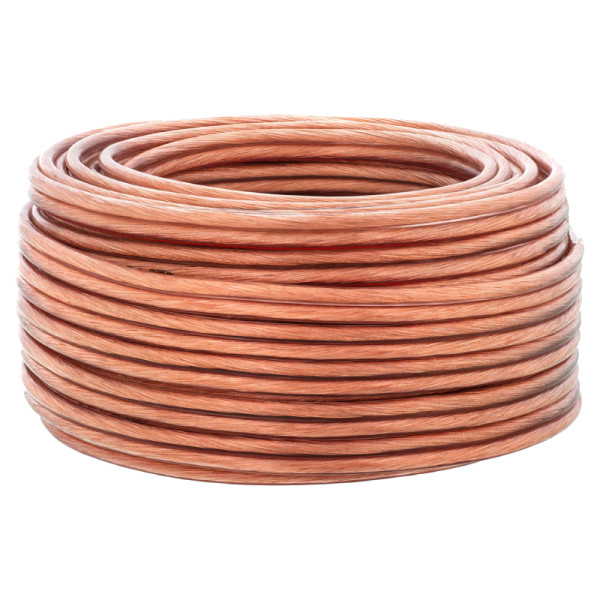 Luidsprekerkabel OFC 2 x 6mm2 - Transparant - 100 meter