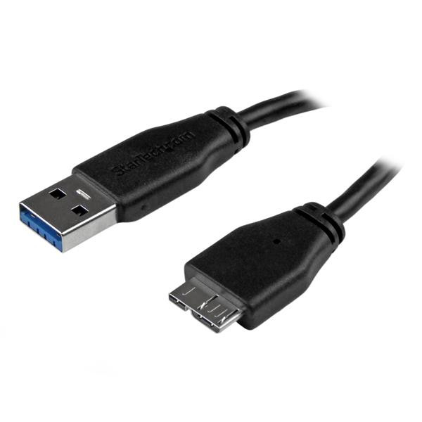 StarTech Dunne micro USB 3.0-kabel - 3 m