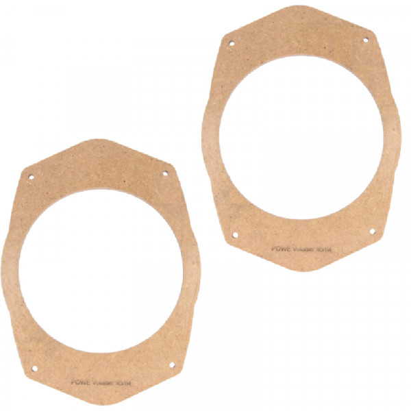 MDF 165mm Luidsprekerhouders - Chrysler Voyager (1995-2001) - Voor- en achterdeuren