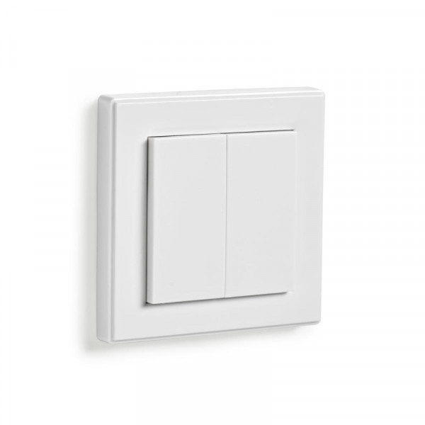 RF Smart Dubbele Lichtschakelaar - Wit