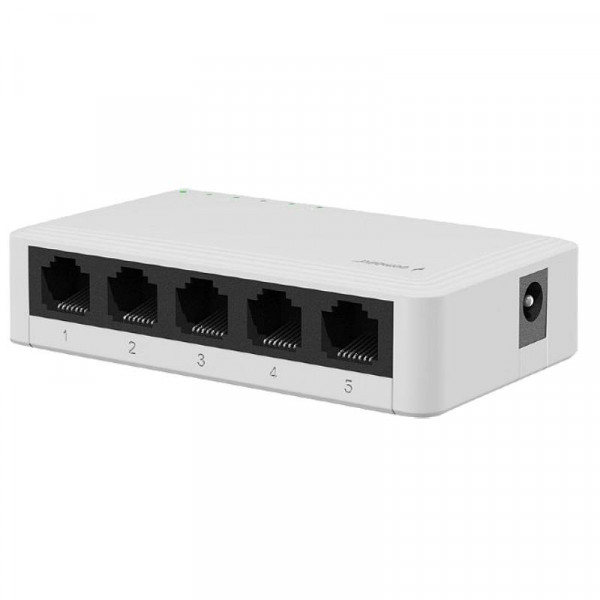 5-poort Gigabit Switch - 10/100/1000 - Basic - Wit