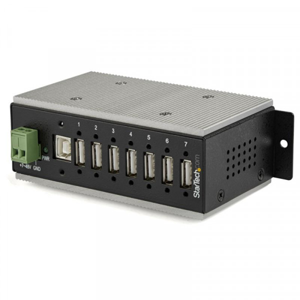 StarTech 7 poorts Industriële USB 2.0 hub - ESD bescherming