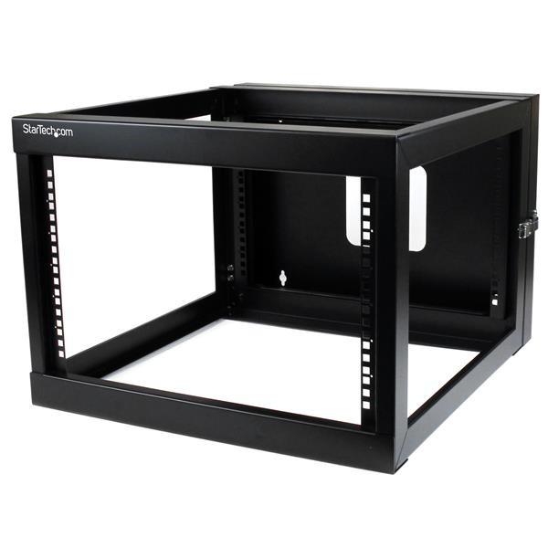 StarTech 6U 22inch Diep Scharnierend Open Frame Serverrack Wandmontage