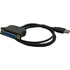 USB - Parallel 25-pins kabel 0,8m