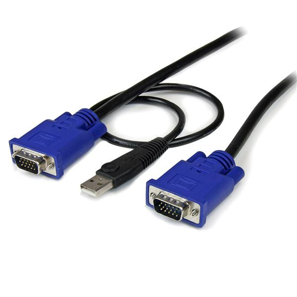StarTech 1,80 m Ultradun 2-in-1 USB KVM-kabel