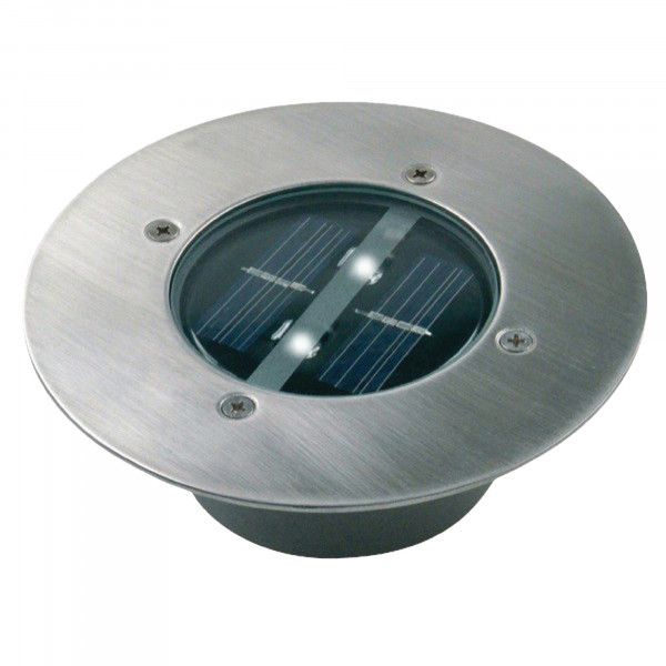 Solar Grondspot 2 LED Rond