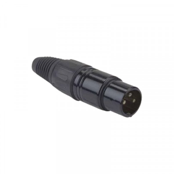 DAP Soldeerbare XLR 3-pin Connector (m) - Zwart