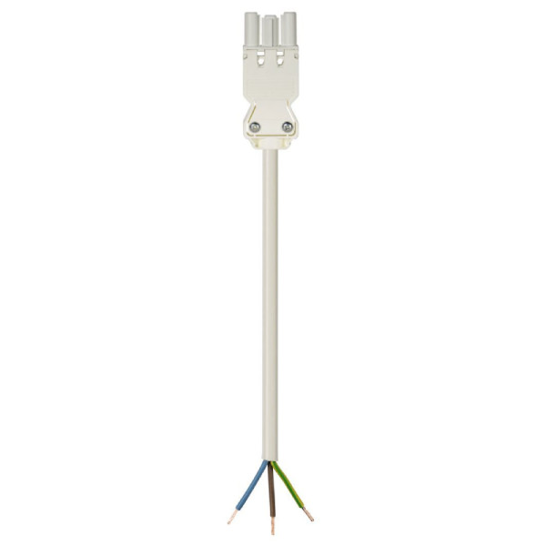Wieland Aansluitsnoer - GST18-3® naar Open Einde - 3G1,50mm² - 0,5 meter - Wit
