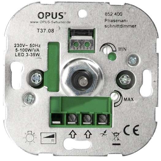 scheerapparaat intelligentie herwinnen Opus LED, Gloei en halogeenlamp Dimmer 5-100W