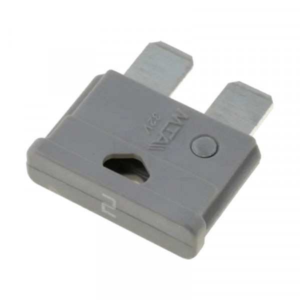 Autozekering - 2 Ampere - Grijs - 10 stuks