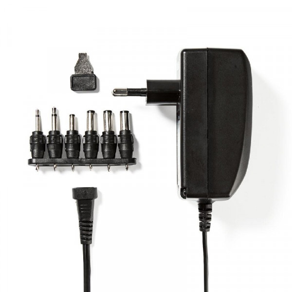 Universele AC Stroom Adapter Zwart