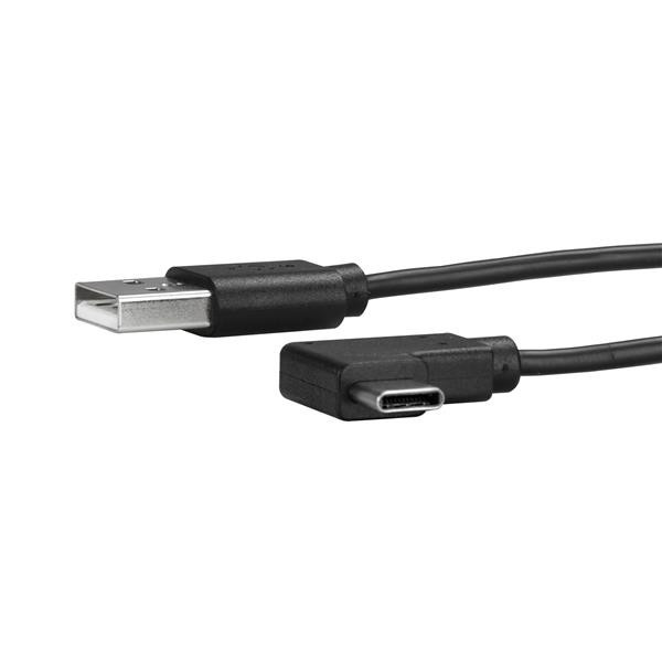 StarTech USB-A naar USB-C kabel - rechts gehoekt - M/M - 1 m - USB 2.0