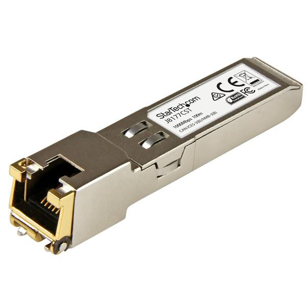 StarTech Gigabit RJ45 Koper / Copper SFP Transceiver Module - HP J8177C Compatibel