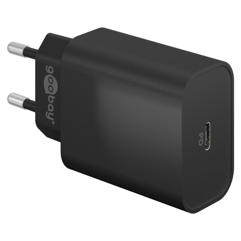 Goobay Universele USB-C Stopcontact Lader - PD, 45W - Zwart