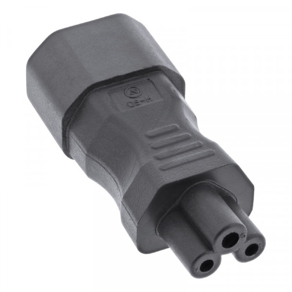 C14 - C5 Adapter - Zwart