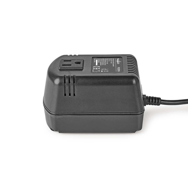 230V naar 110V Spanningsomvormer - 100W - Zwart
