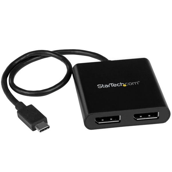 StarTech USB-C naar DisplayPort Multi-Monitor Splitter - 2 poorts MST Hub