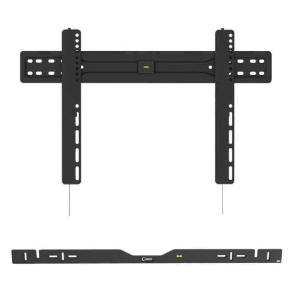 Cavus TV muurbeugel voor 37-70 inch - Vast - Voor Zwarte Sonos Arc - Tot 35kg - Zwart