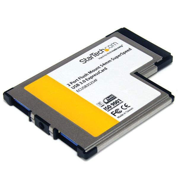 StarTech 2-poorts ExpressCard USB 3.0 kaartadapter - UASP