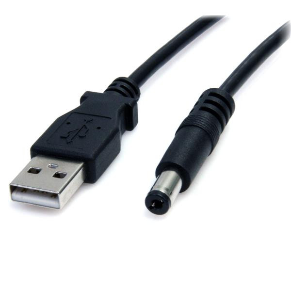 StarTech USB naar 5,5 mm voedingskabel - type M connector - 2 m