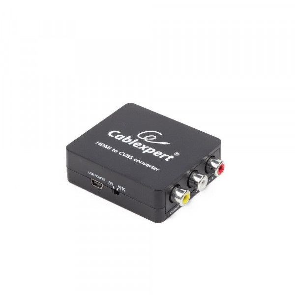 Cablexpert HDMI naar Composiet Omvormer - Full HD 60Hz - Zwart