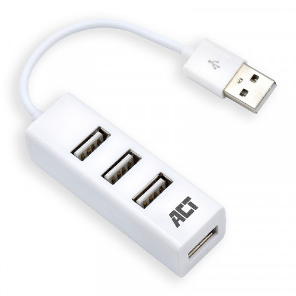 4 poorts USB 2.0 hub wit