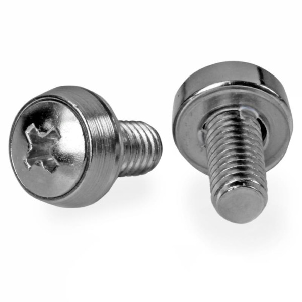 StarTech 12-24 Server Rack Screws - 50 stuks - Vernikkeld