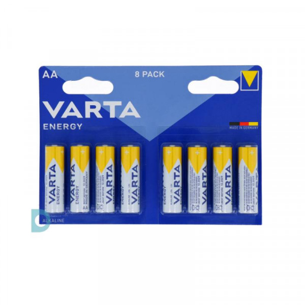 VARTA 8x AAA Batterij - Alkaline - Energy - 1,5V